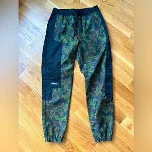 Men’s Versace Green Baroque Print Jogger Pants